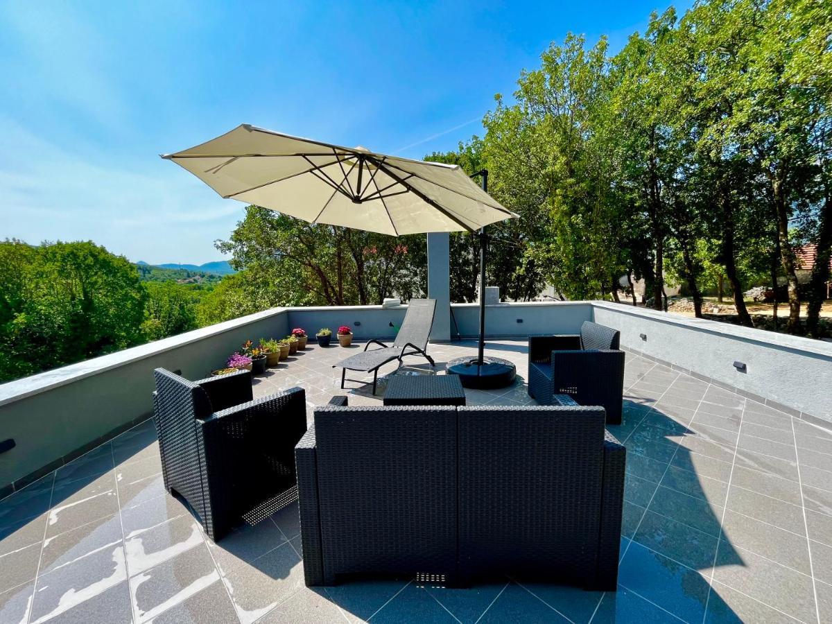 Luxury Villa Andrea Vrzika In Forest Near The Sea Zagvozd Exteriör bild