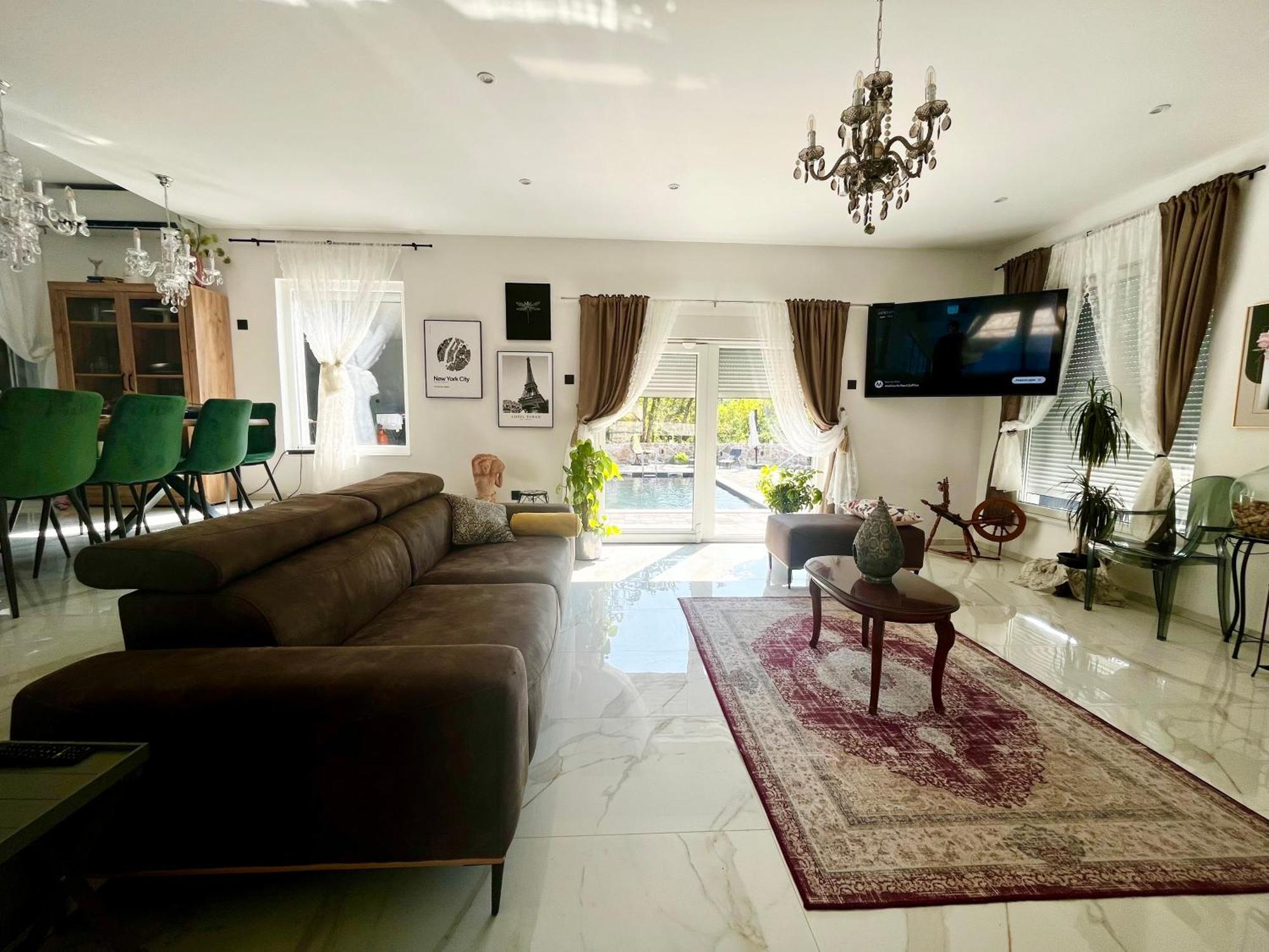 Luxury Villa Andrea Vrzika In Forest Near The Sea Zagvozd Exteriör bild